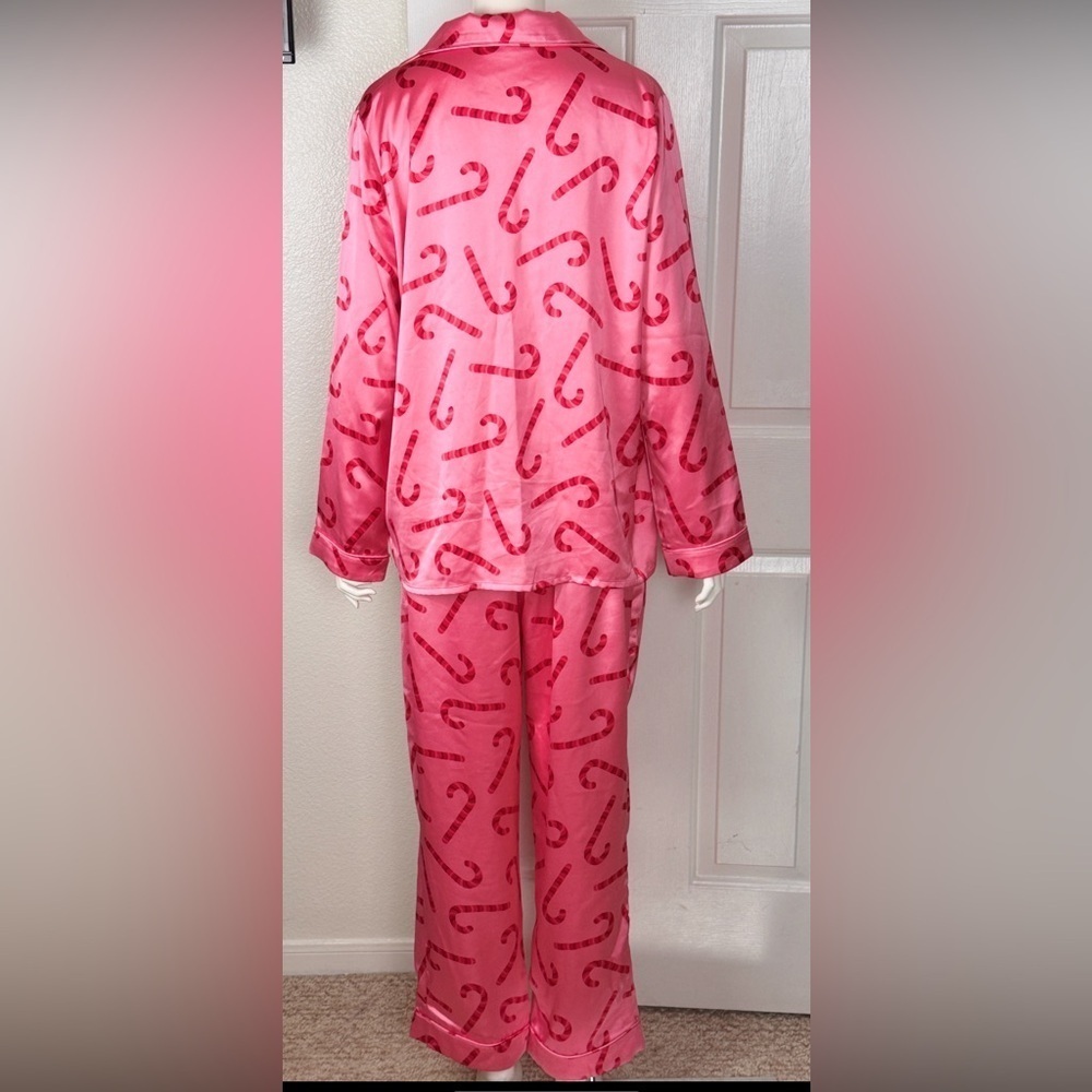 Buddy Love Pink Candy Cane Pajama Set - Picture 5 of 16